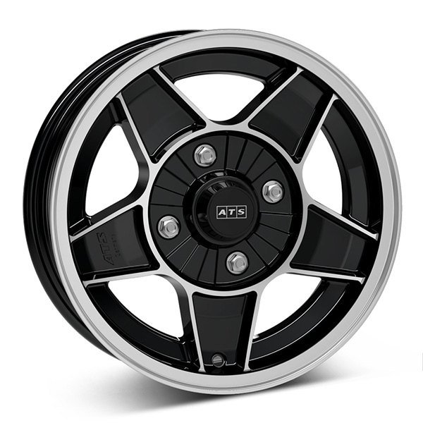 ATS CLASSIC GLOSS BLACK POLISHED 7x13 4/100 ET20 CB57.1