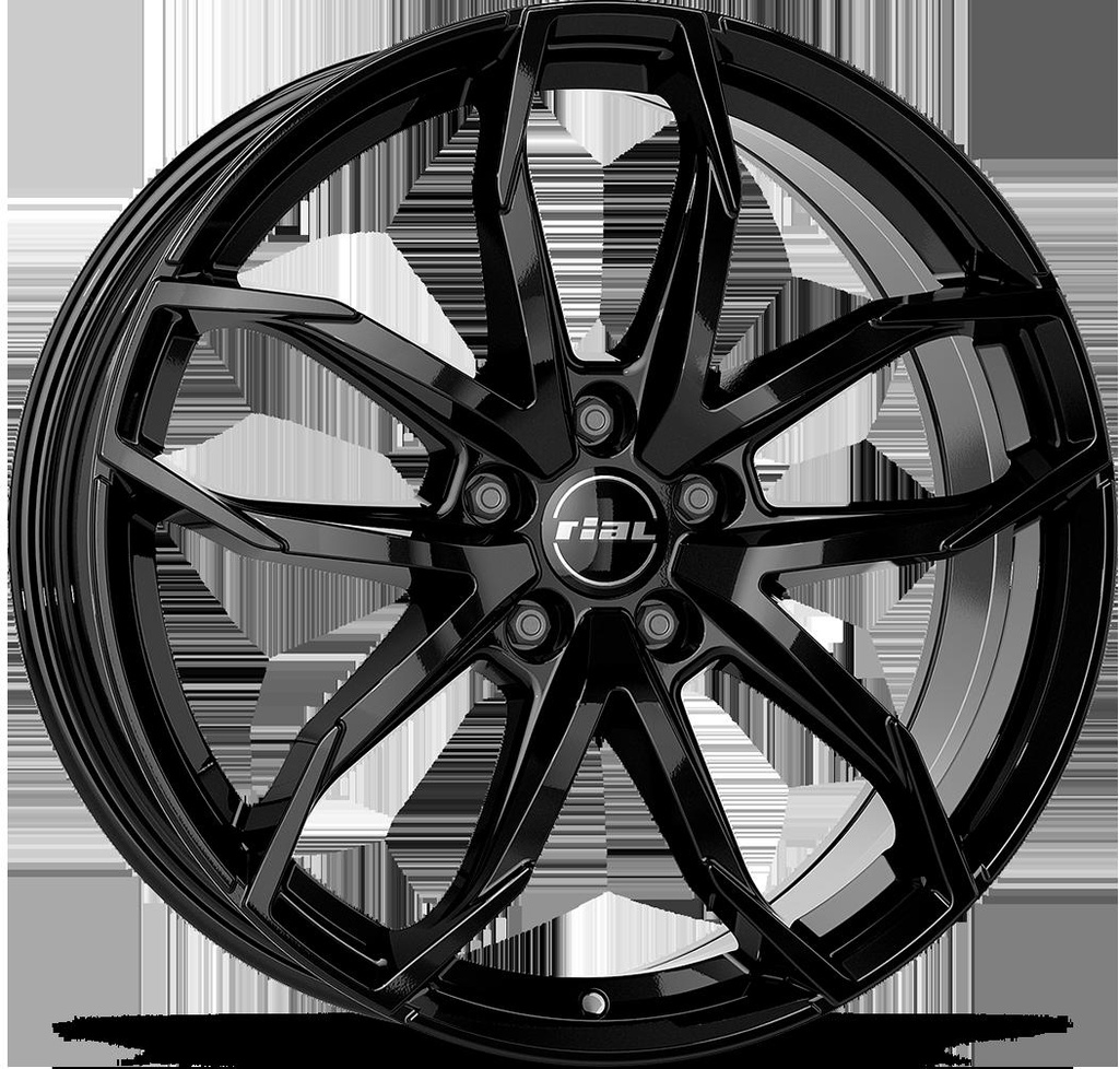 RIAL LUCCA DIAM BLACK 8x19 5/108 ET45 CB70.1