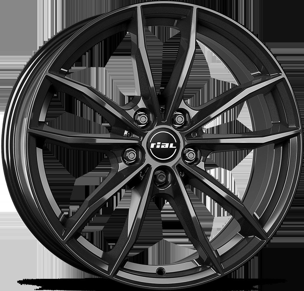 RIAL X12 DIAM BLACK 7x17 5/112 ET47 CB66.7