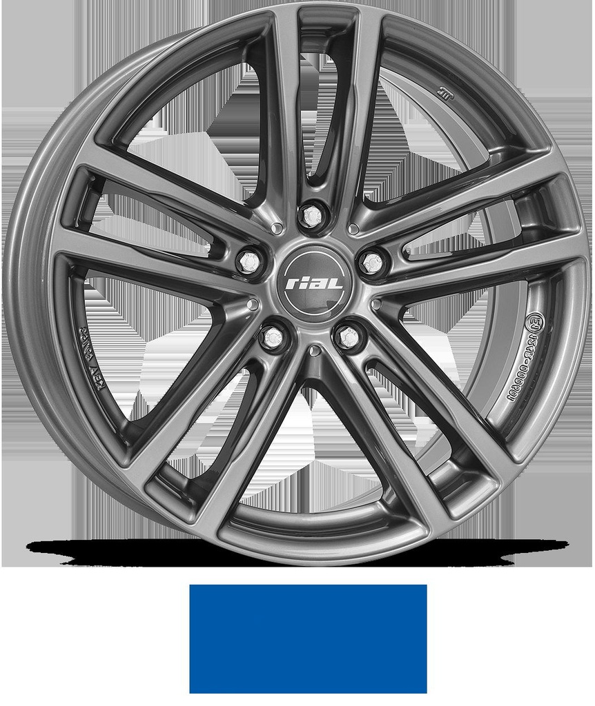 RIAL X10 METAL GREY 7x17 5/120 ET50 CB72.6