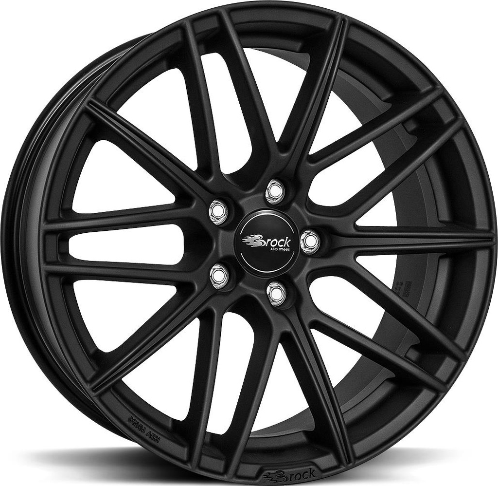 BROCK B34 BLACK MATT 7.5x17 5/112 ET45 CB66.6