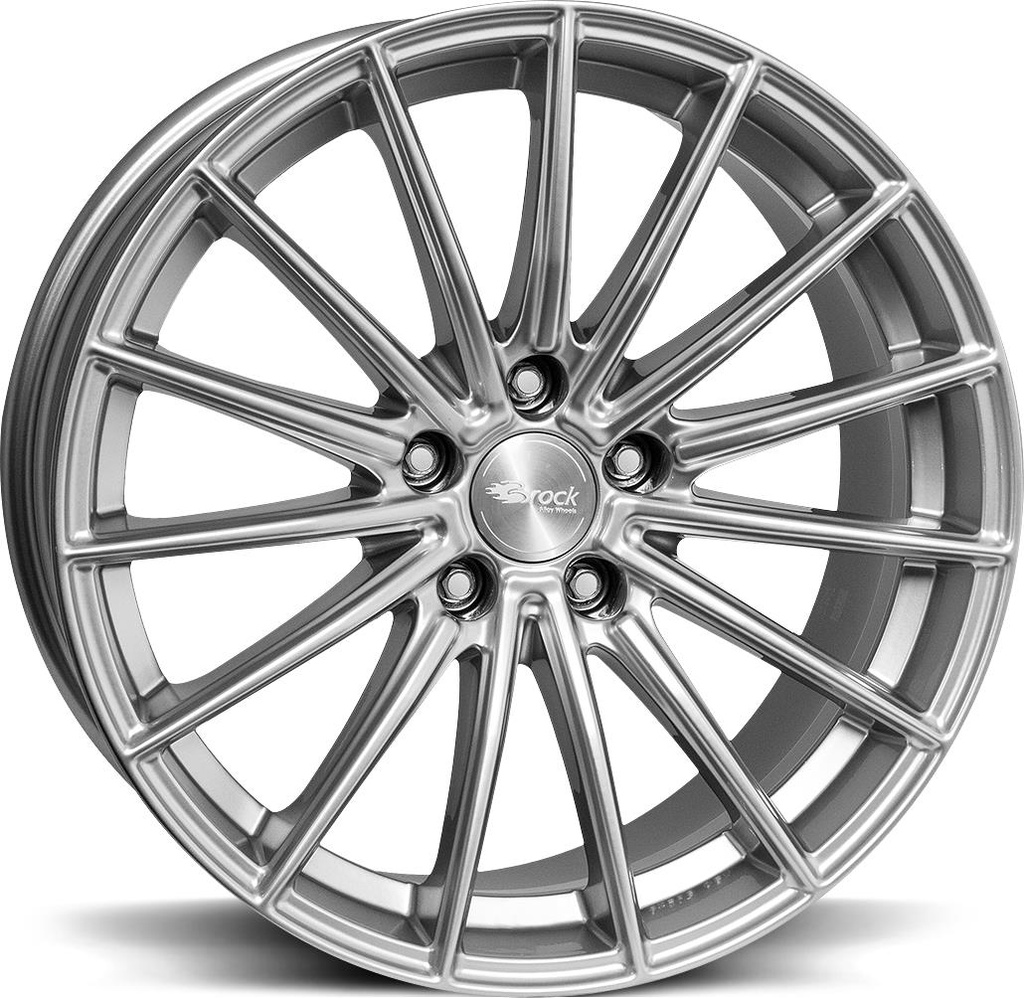 BROCK B36 HYPER SILVER 8.5x19 5/108 ET44 CB72.6