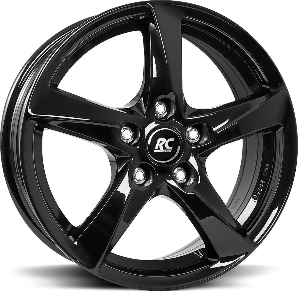 BROCK RC30 SHINY BLACK 7x17 5/100 ET43 CB63.4
