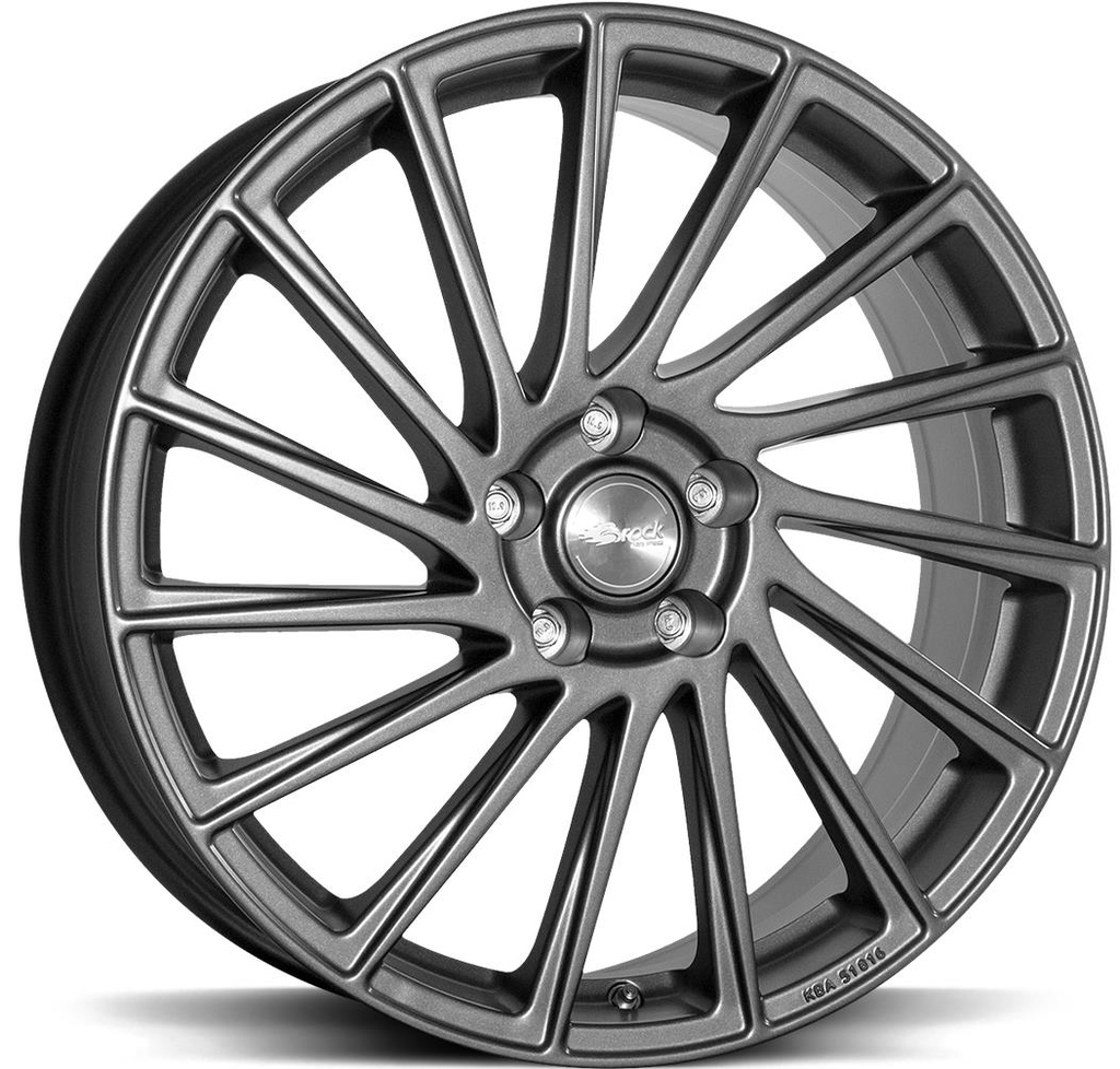 BROCK B39 HIMALAYA GREY MATT 7.5x18 5/108 ET45 CB72.6