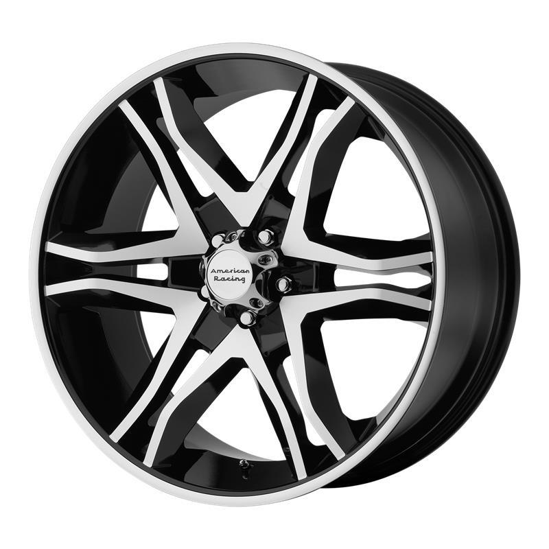 STATUSFÄLGAR AR893 GLOSS BLACK MACHINED 8.5x20 5/114.3 ET35 CB72.6