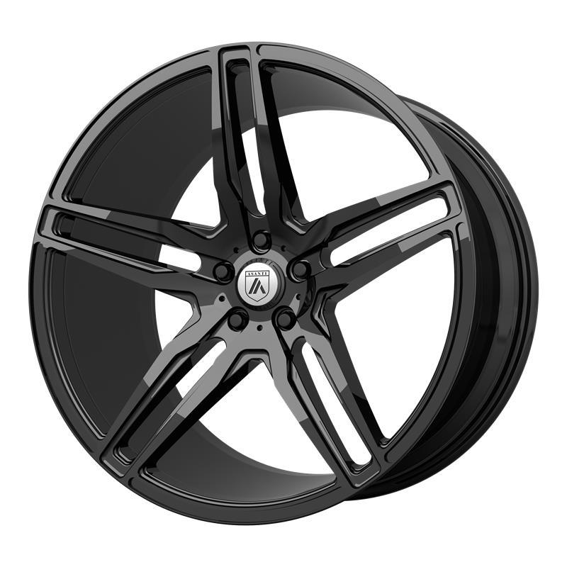 STATUSFÄLGAR AB12 GLOSS BLACK 10.5x22 5/115 ET25 CB72.6