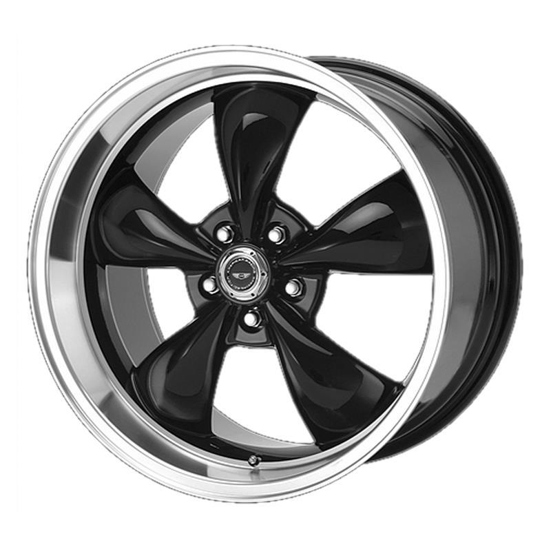 STATUSFÄLGAR AR105 GLOSS BLACK MACHINED LIP 7x16 5/100 ET35 CB57.1