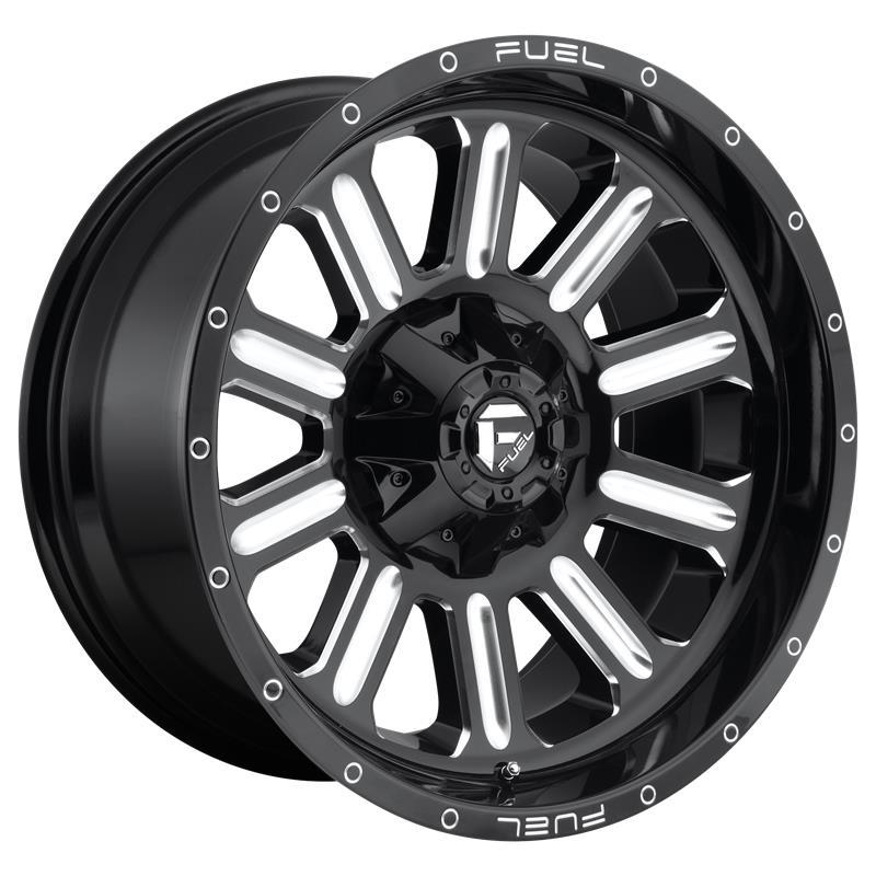STATUSFÄLGAR FC620 GLOSS BLACK MILLED 8x15 5/114.3-120.65 ET-18 CB72.6