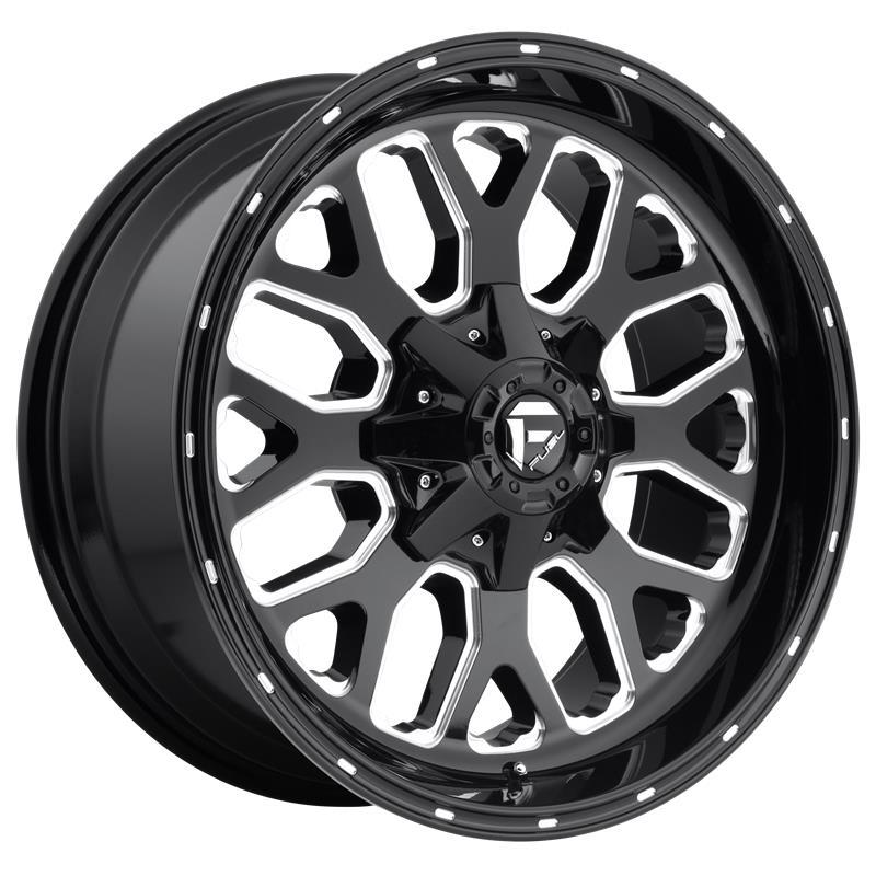 STATUSFÄLGAR FC588 GLOSS BLACK MILLED 10x20 5/139.7-150 ET-18 CB110.1