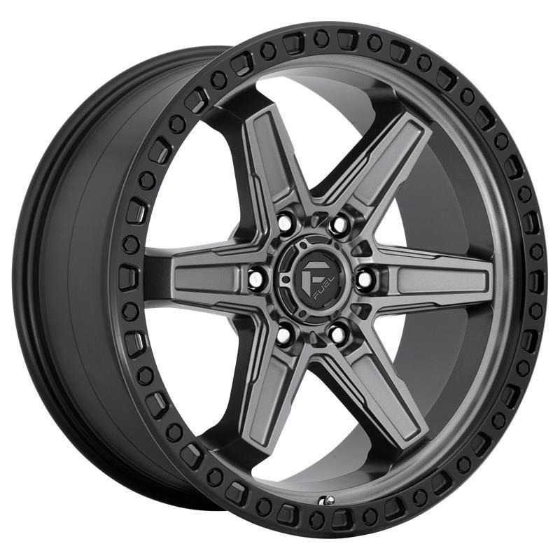 STATUSFÄLGAR FC698 MATTE GUN METAL BLACK BEAD RING 9x17 6/139.7 ET1 CB106.1