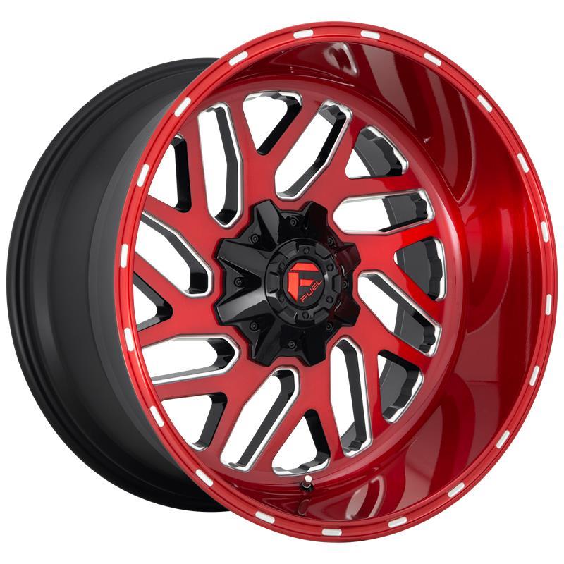 STATUSFÄLGAR FC691 CANDY RED MILLED 10x20 5/114.3-127 ET-18 CB78.1