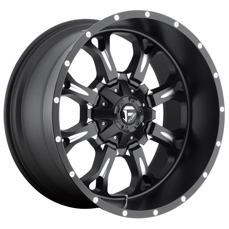 STATUSFÄLGAR FC517 MATTE BLACK MILLED 10x20 8/165.1 ET-12 CB125.1