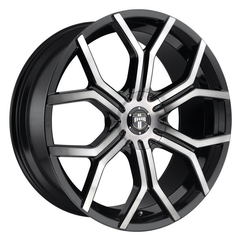 STATUSFÄLGAR DC209 GLOSS MACHINED DOUBLE DARK TINT 9.5x24 6/135-139.7 ET30 CB87.1