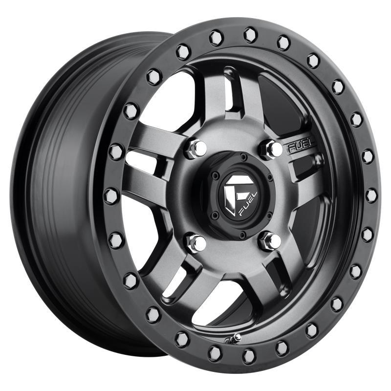 STATUSFÄLGAR FC558 MATTE GUN METAL BLACK BEAD RING 10x20 5/127 ET-18 CB78.1