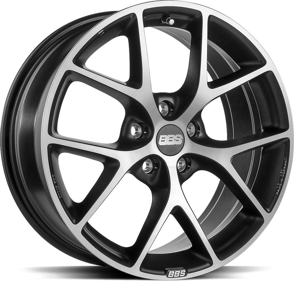 BBS SR VOLCANO GREY DIAM CUT 7.5x17 5/100 ET37 CB70