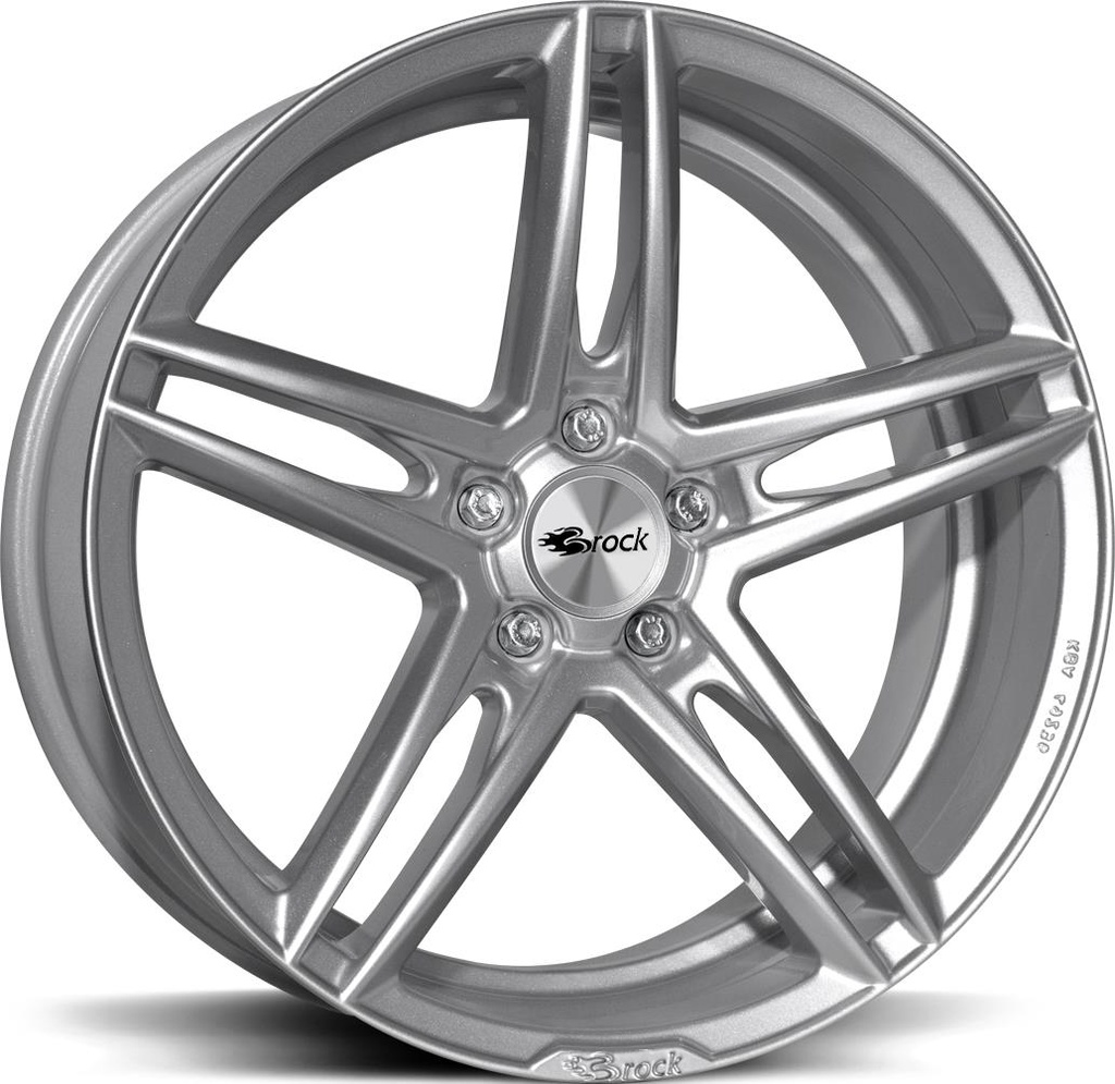 BROCK B33 CRYSTAL SILVER 8x18 5/120 ET30 CB72.6