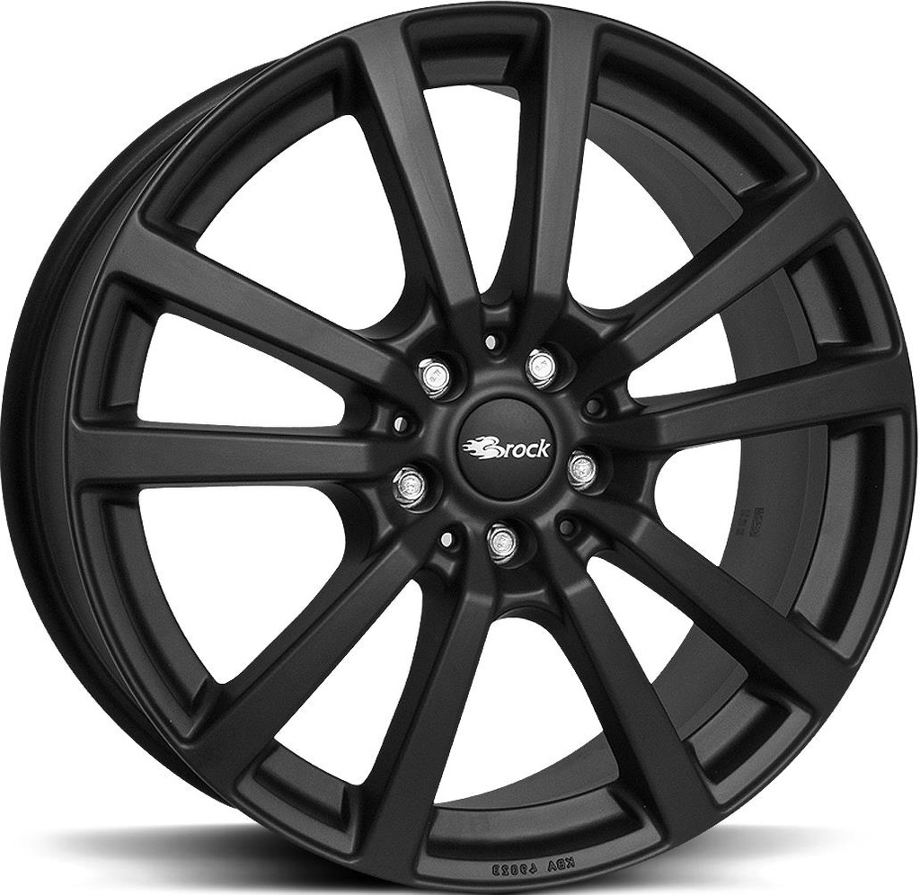 BROCK RC25T BLACK MATT 6.5x16 5/130 ET60 CB78.1