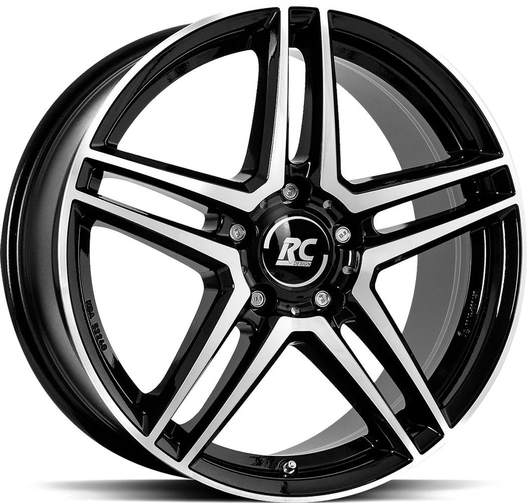 BROCK RCD17 BLACK FULL POLISH 8.5x19 5/112 ET38 CB66.6