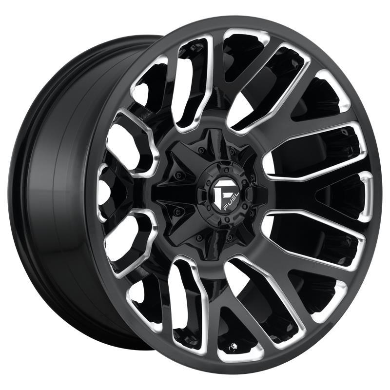 STATUSFÄLGAR FC623 GLOSS BLACK MILLED 10x20 5/114.3-127 ET-18 CB78.1