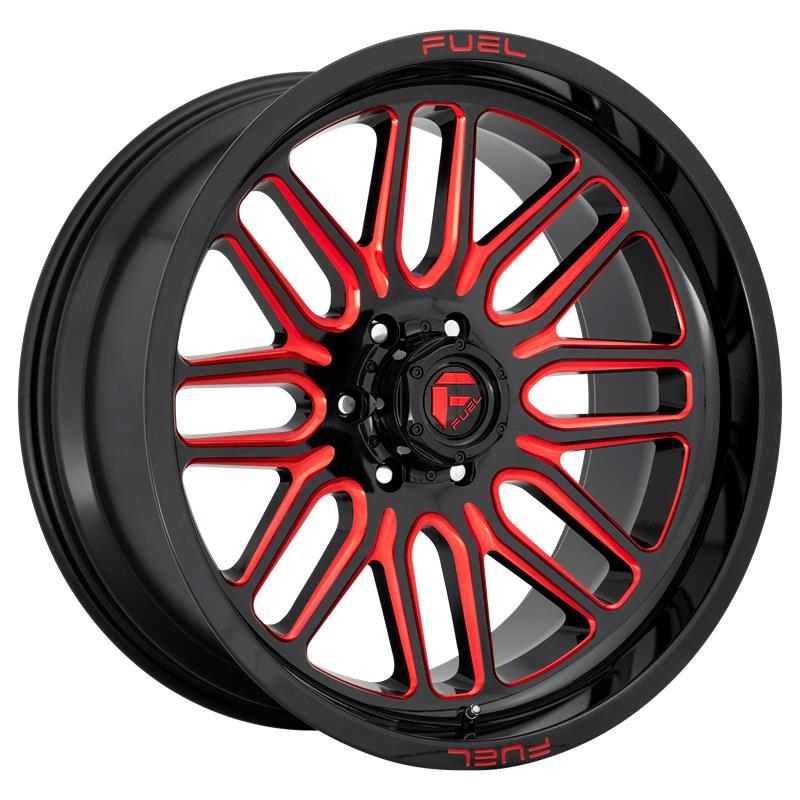 STATUSFÄLGAR FC663 GLOSS BLACK RED TINTED CLEAR 10x20 5/127 ET-18 CB78.1