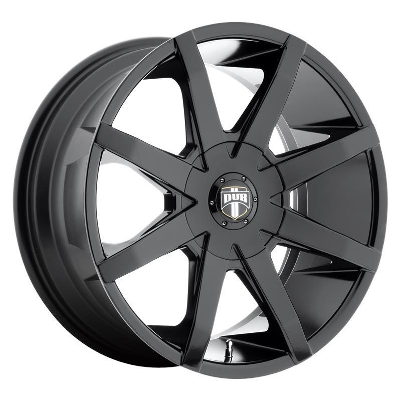 STATUSFÄLGAR DC110 GLOSS BLACK 9.5x22 6/135-139.7 ET25 CB87.1