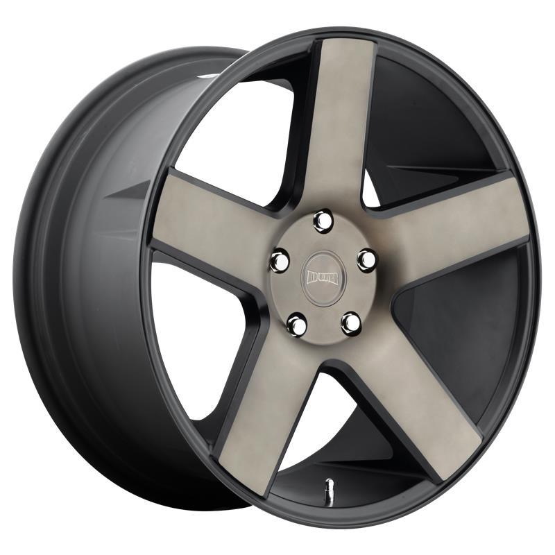STATUSFÄLGAR DC116 MATTE BLACK DOUBLE DARK TINT 10x24 5/127 ET19 CB78.1