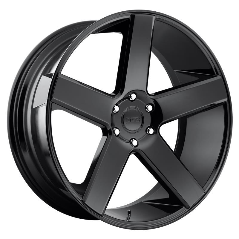 STATUSFÄLGAR DC216 GLOSS BLACK 10x28 5/115 ET13 CB71.5