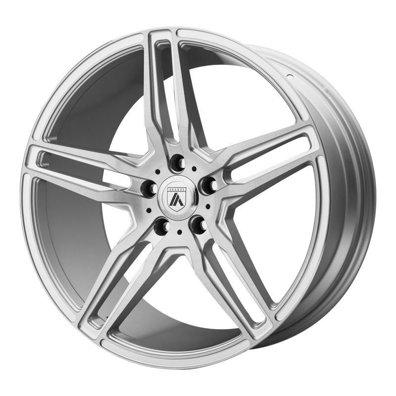STATUSFÄLGAR AB12 BRUSHED SILVER CARBON FIBER INSERT 9.5x19 5/120 ET45 CB74.1