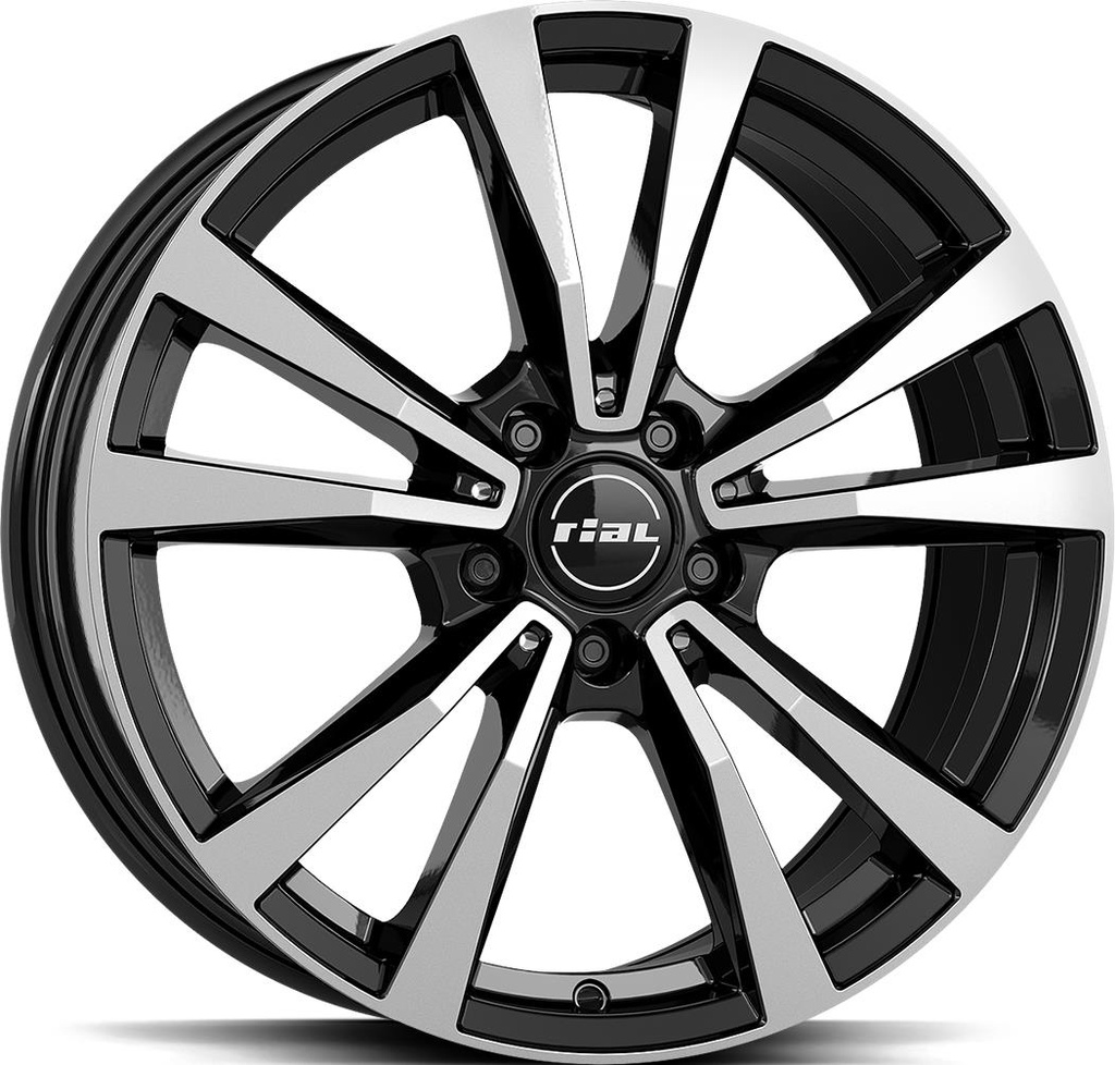 RIAL M12X DIAM BLACK POL 9x20 5/112 ET35 CB66.7