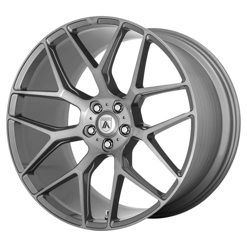 STATUSFÄLGAR AB27 TITANIUM BRUSHED 10.5x22 5/130 ET35 CB84.1