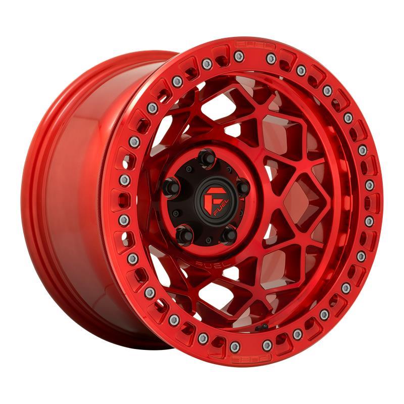 STATUSFÄLGAR FC121 CANDY RED 9x17 5/127 ET-15 CB71.5