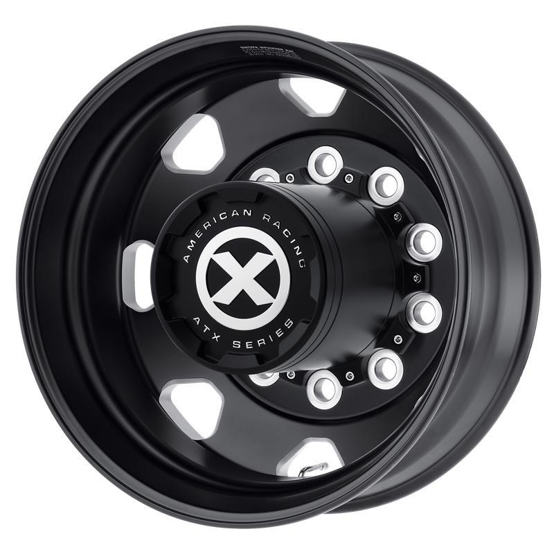 STATUSFÄLGAR AO401 SATIN BLACK MILLED - REAR 8.25x5 10/285.75 ET-168 CB220.1