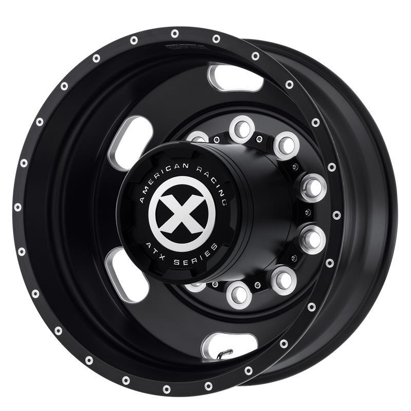 STATUSFÄLGAR AO402 SATIN BLACK MILLED - REAR 8.25x5 10/285.75 ET-168 CB220.1
