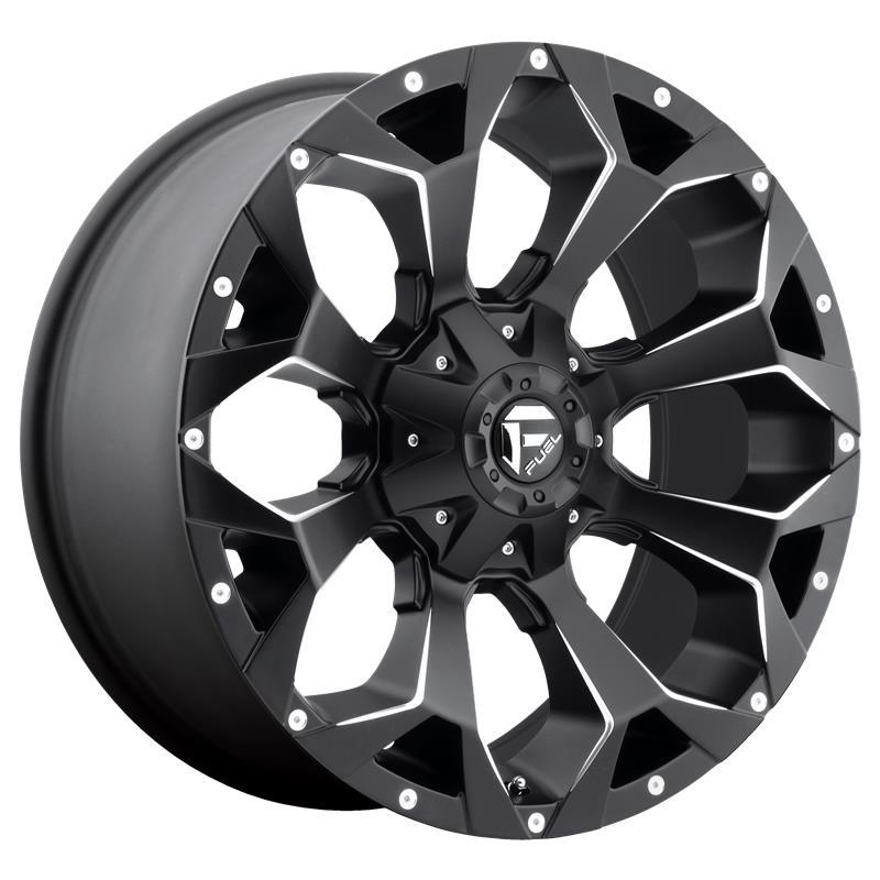 STATUSFÄLGAR D546 ASSAULT MATTE BLACK MILLED 8.5x17 5/108-127 ET25 CB71.5