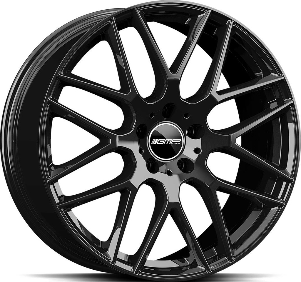GMP BERGHEM GLOSSY BLACK 10x22 5/112 ET18 CB66.6
