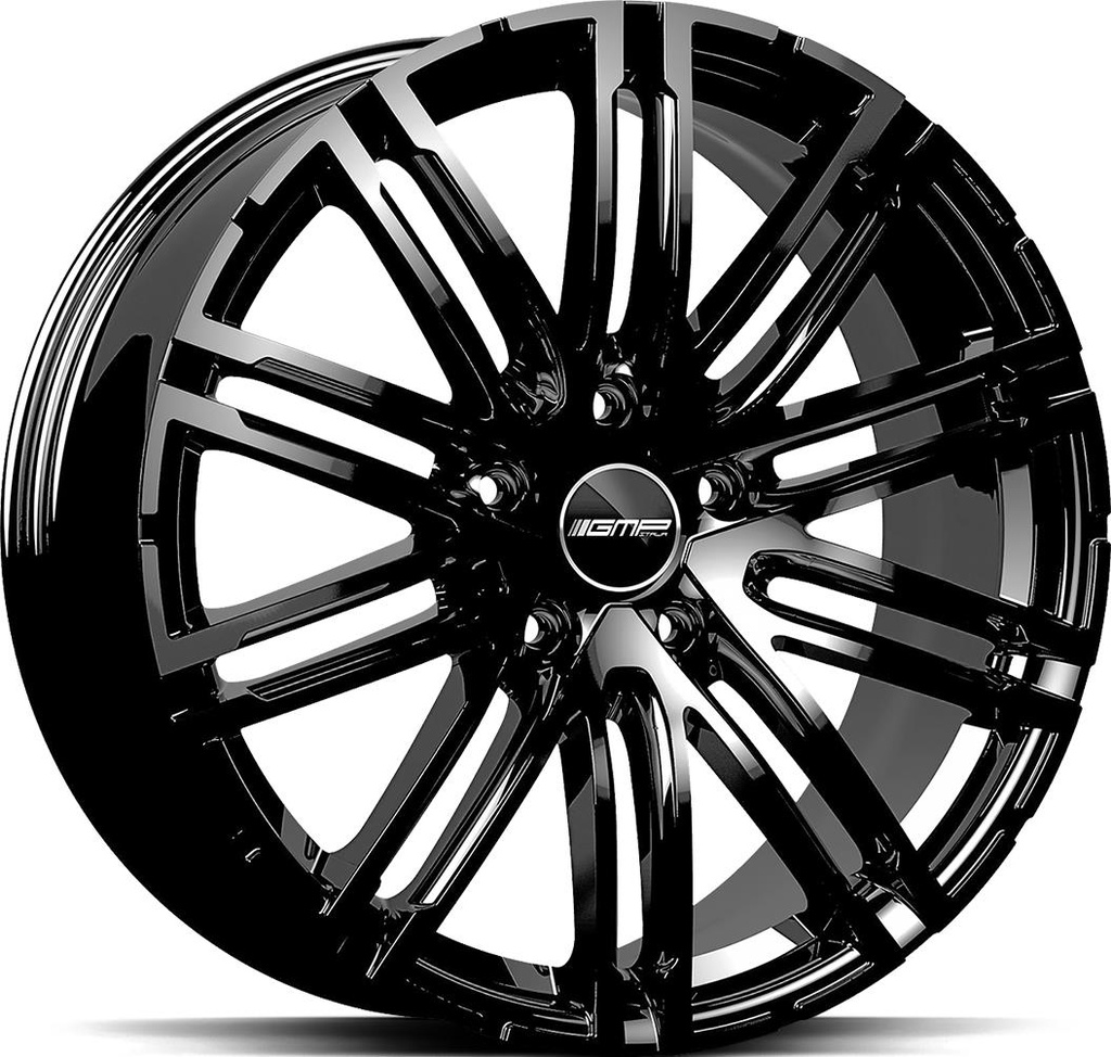GMP TARGA GLOSSY BLACK 10x21 5/112 ET19 CB66.6