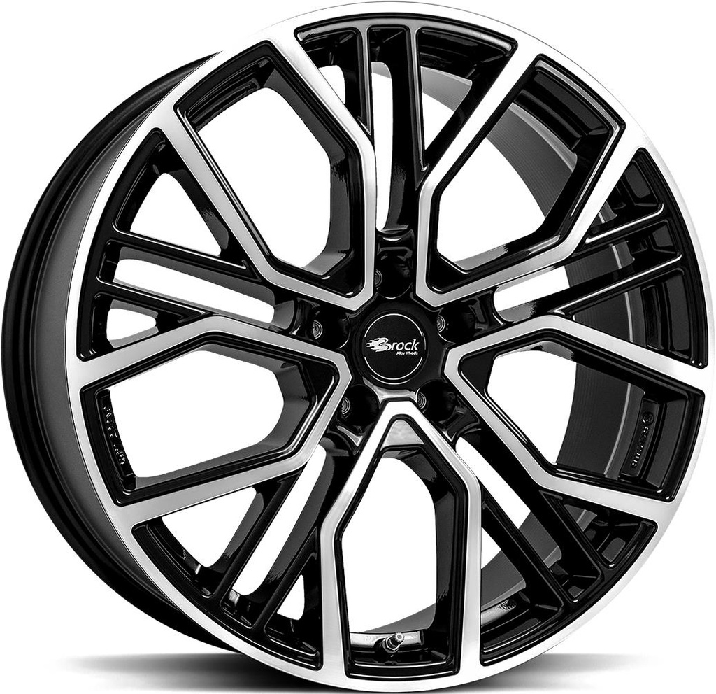 BROCK B41 BLACK FULL POL 9x20 5/112 ET57 CB66.6