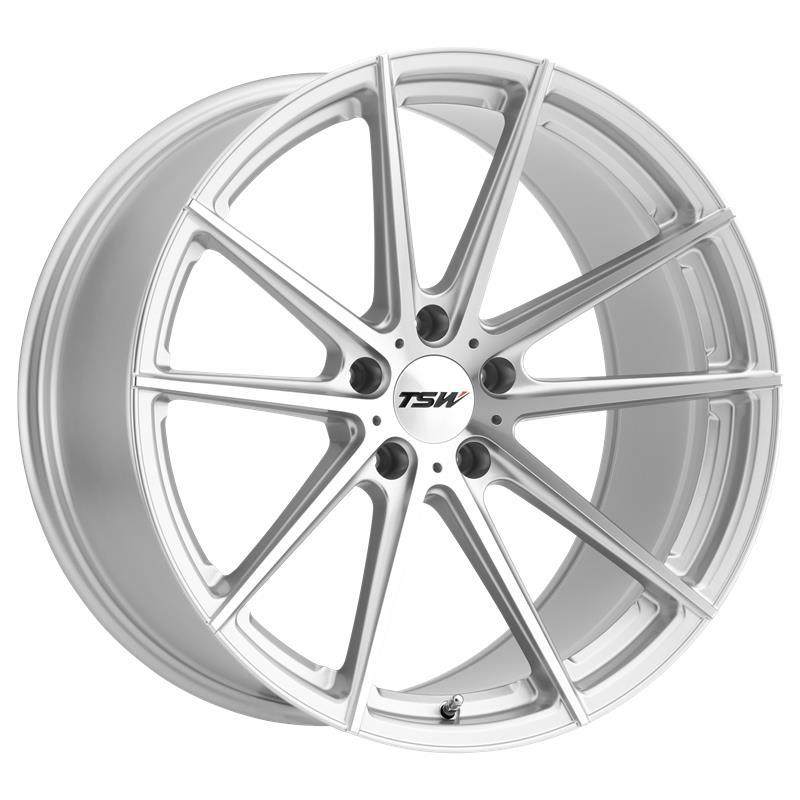 STATUSFÄLGAR BATHURST SILVER W/ MIRROR CUT FACE 9.5x19 5/120 ET39 CB76.1