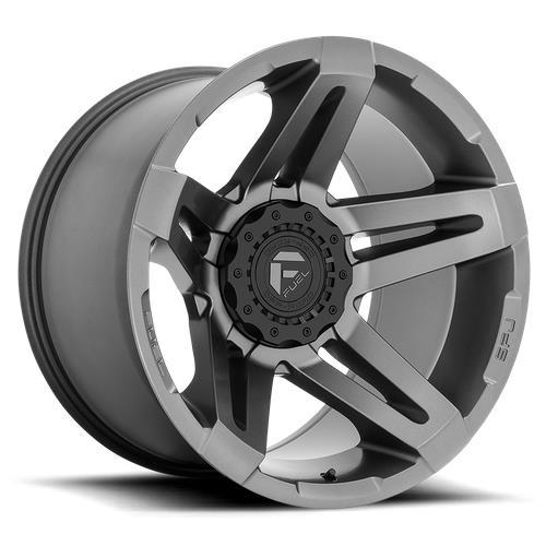 STATUSFÄLGAR D764 SFJ MATTE GUN METAL 12x20 5/139.7-150 ET-44 CB110.2