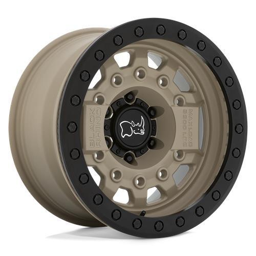 STATUSFÄLGAR AVENGER BEADLOCK DESERT SAND W/ BLACK HARDWARE 8.5x17 6/139.7 ET-30 CB112.1