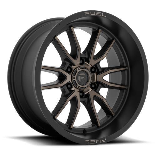 STATUSFÄLGAR D762 CLASH MATTE BLACK DOUBLE DARK TINT 12x22 6/139.7 ET-44 CB106.1