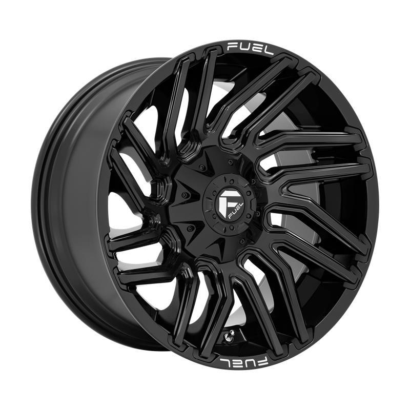 STATUSFÄLGAR D776 TYPHOON GLOSS BLACK 12x22 5/114.3-127 ET-44 CB78