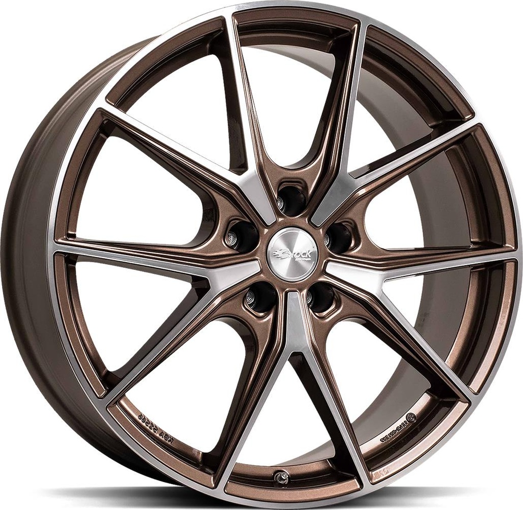 BROCK B40 BRONZE COPPER FULL POLISH 8x19 5/112 ET49 CB57.1