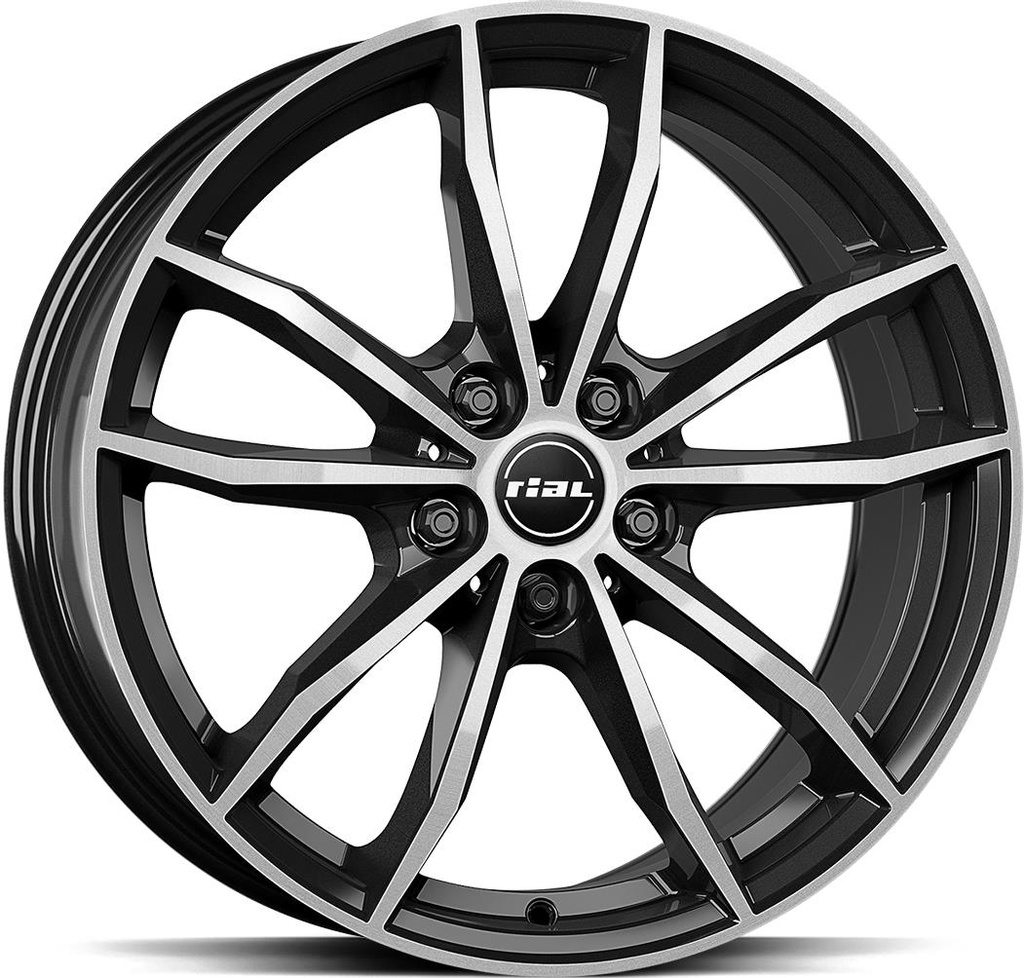 RIAL X12 DIAMOND BLACK POLISH 8x19 5/112 ET54 CB66.6