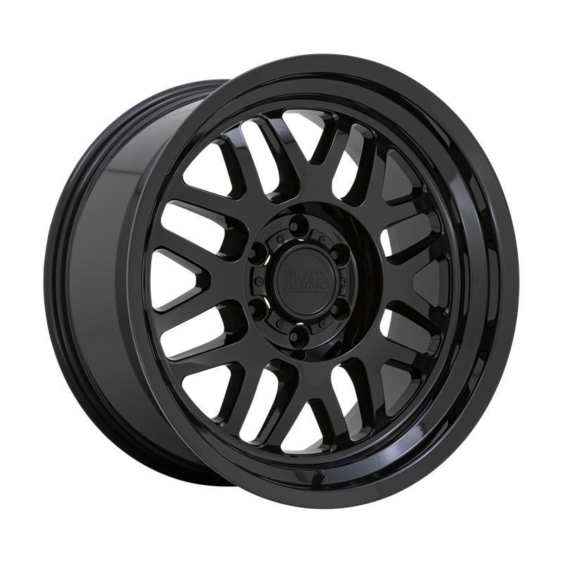 STATUSFÄLGAR DELTA GLOSS BLACK 9.5x20 5/127 ET-18 CB71.5