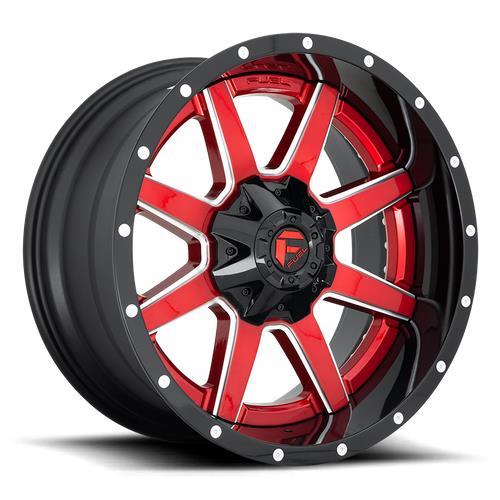 STATUSFÄLGAR D250 MAVERICK GLOSS RED 12x22 8/165.1 ET-44 CB125.1