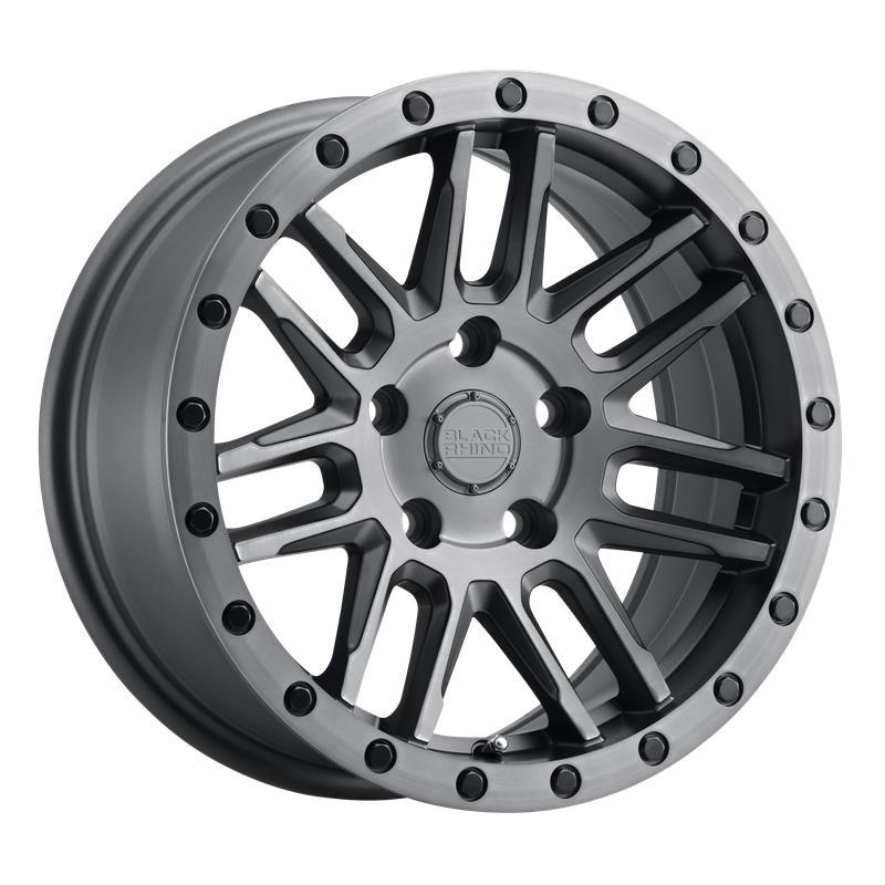 STATUSFÄLGAR ARCHES MATTE BRUSHED GUNMETAL W/ BLACK BOLTS 9.5x20 5/120 ET0 CB76.1