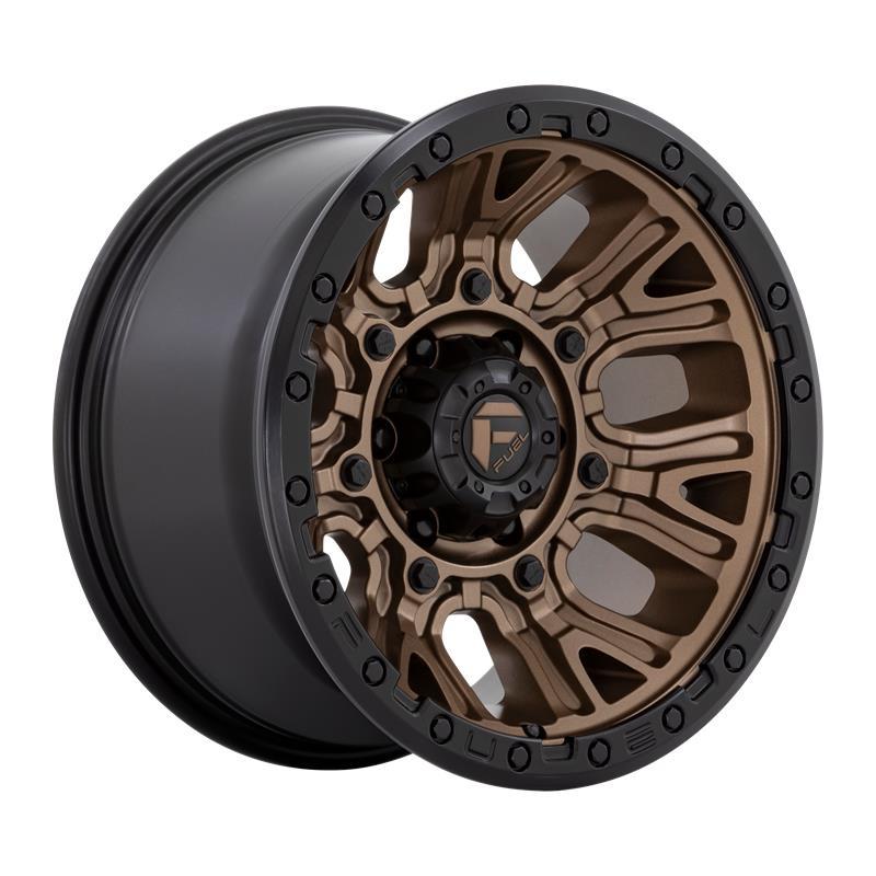 STATUSFÄLGAR D826 TRACTION MATTE BRONZE W/ BLACK RING 10x20 8/180 ET-18 CB124.2