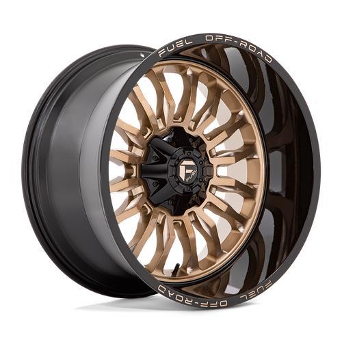 STATUSFÄLGAR D797 ARC PLATINUM BRONZE W/ BLACK LIP 12x22 8/170 ET-44 CB125.1