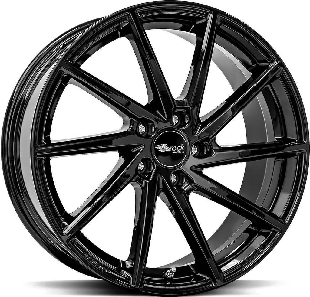 BROCK B37 SHINY BLACK 8x18 5/112 ET35 CB66.6